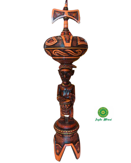 Set Chango Guerrero en Caoba – 56"