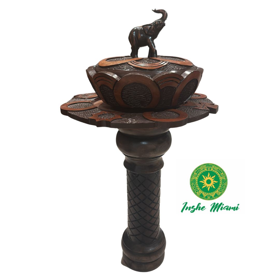 Set de Ifa con pies de Elefante 29”