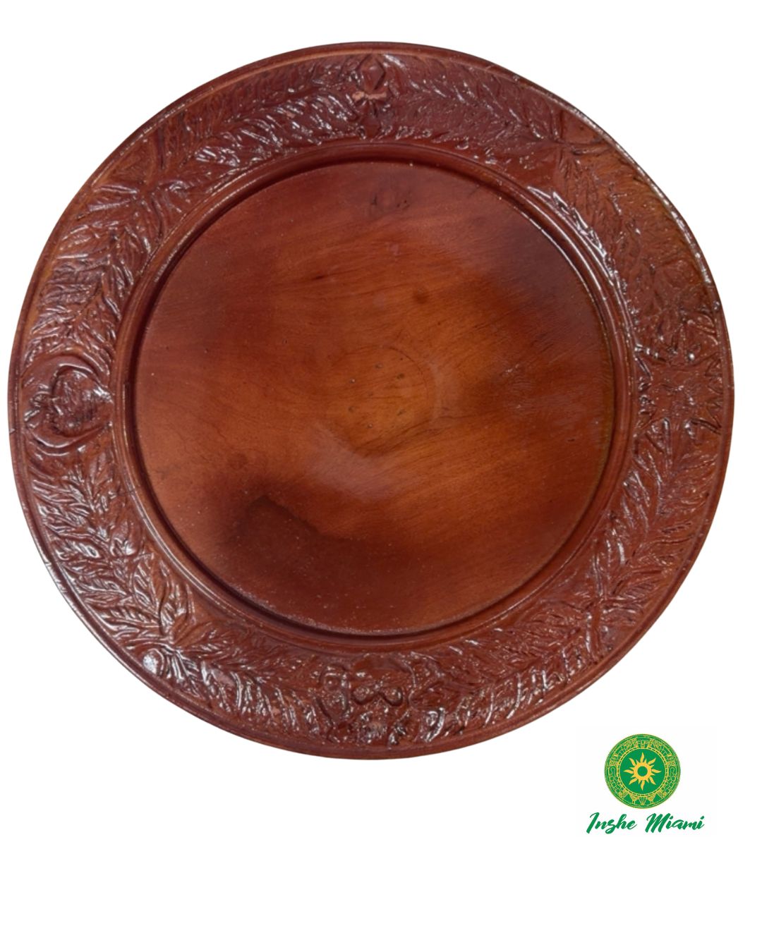 Tablero de Ifá de Madera 18" con Símbolos Criollos – Diseños Variados