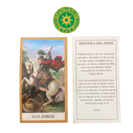 Oracion e Imagen San Jorge