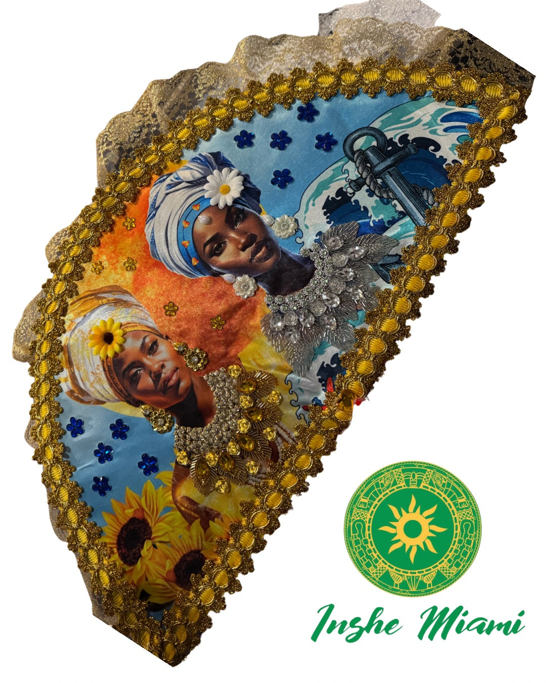 Abanicos con Imagenes Grandes 28" (Elige entre las Opciones)