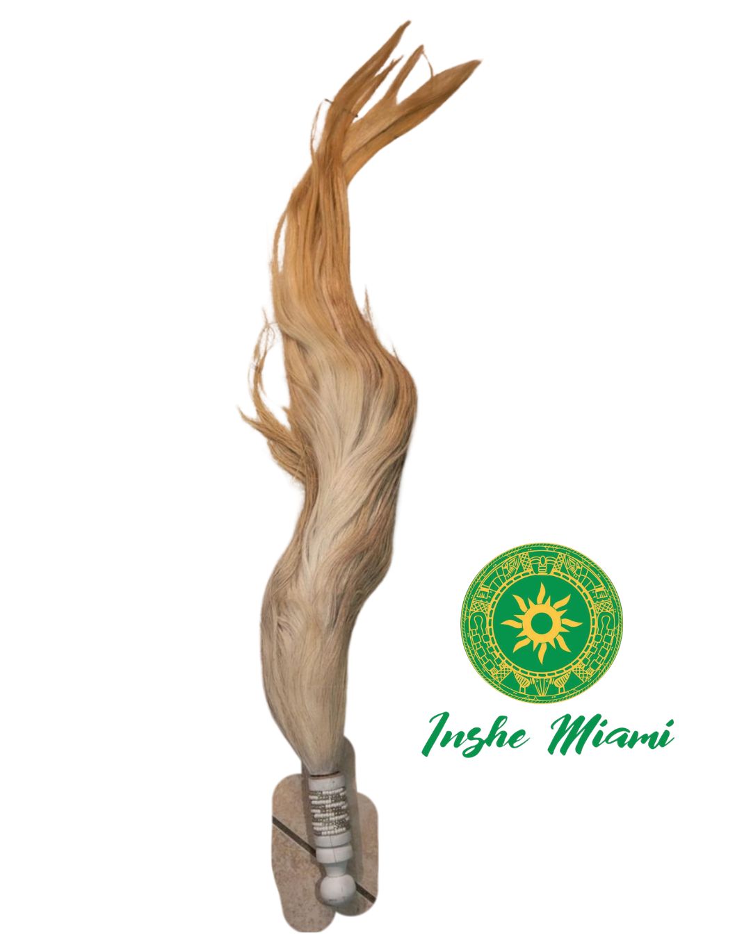 Iruke Criollo de Obatalá Grande 50”–52” – Cola Natural Clara | Inshe Miami