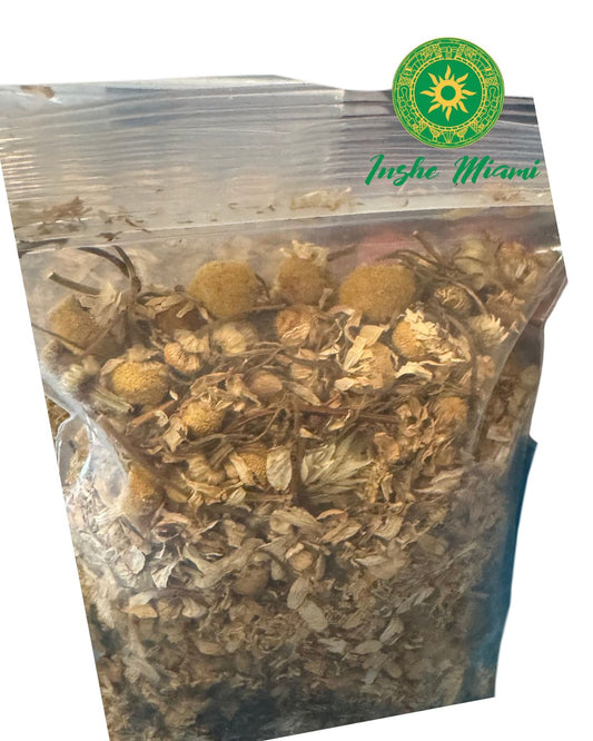 Manzanilla Empaquetada – Hierba Tradicional para Uso Espiritual y Cultural | Inshe Miami