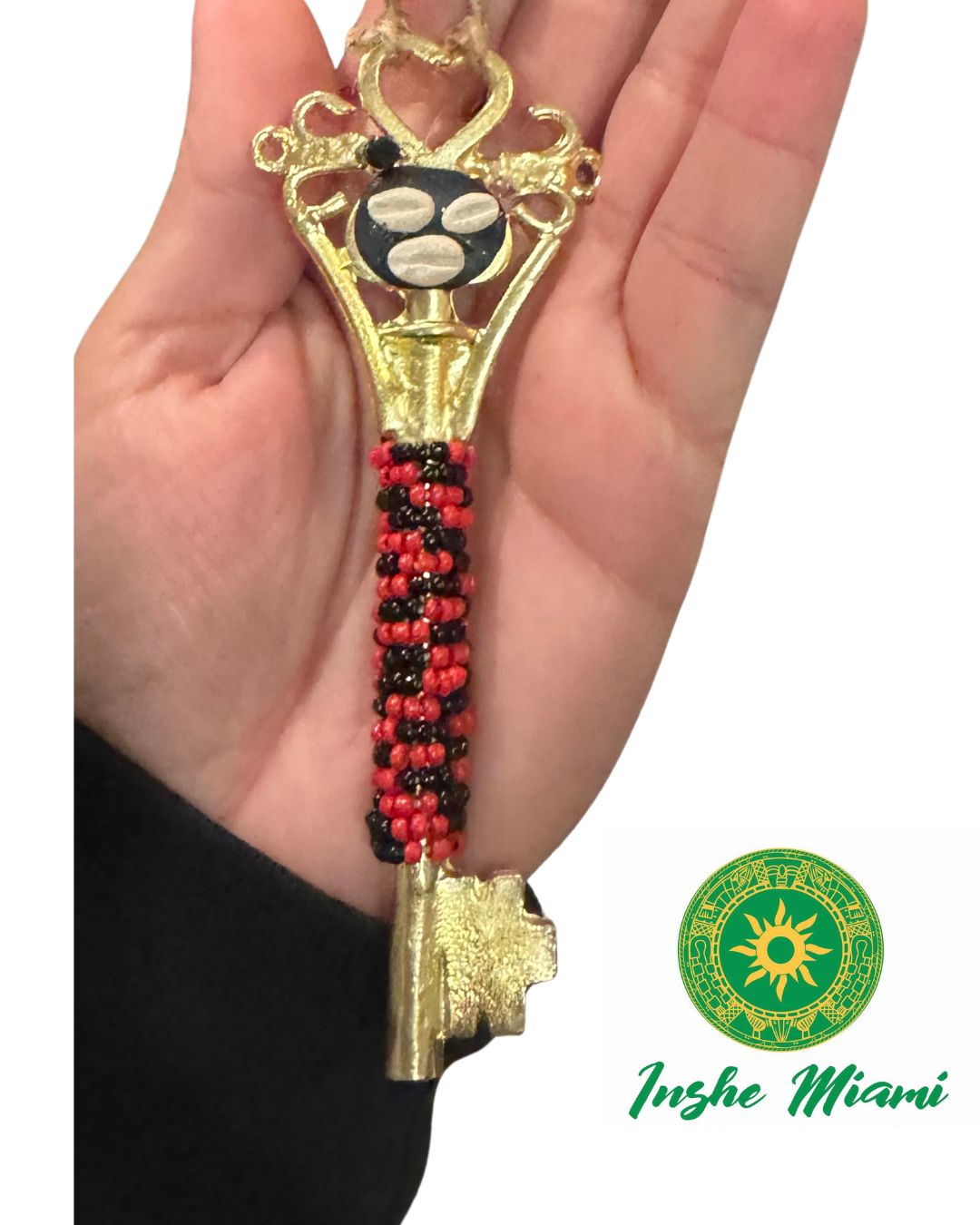 Llave de Elegua 4”(Metal Dorado)