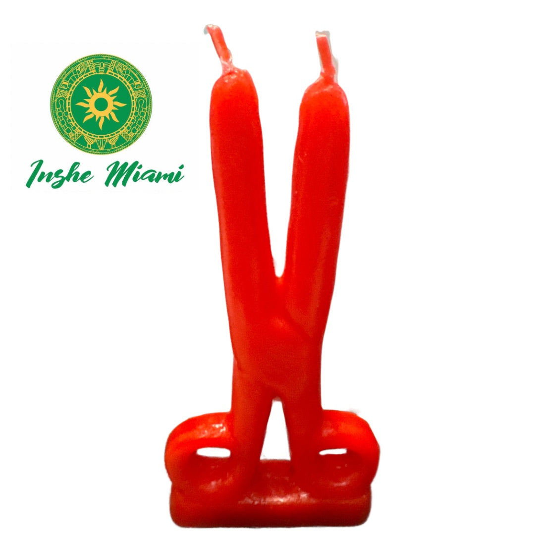 Velas de Tijera Roja