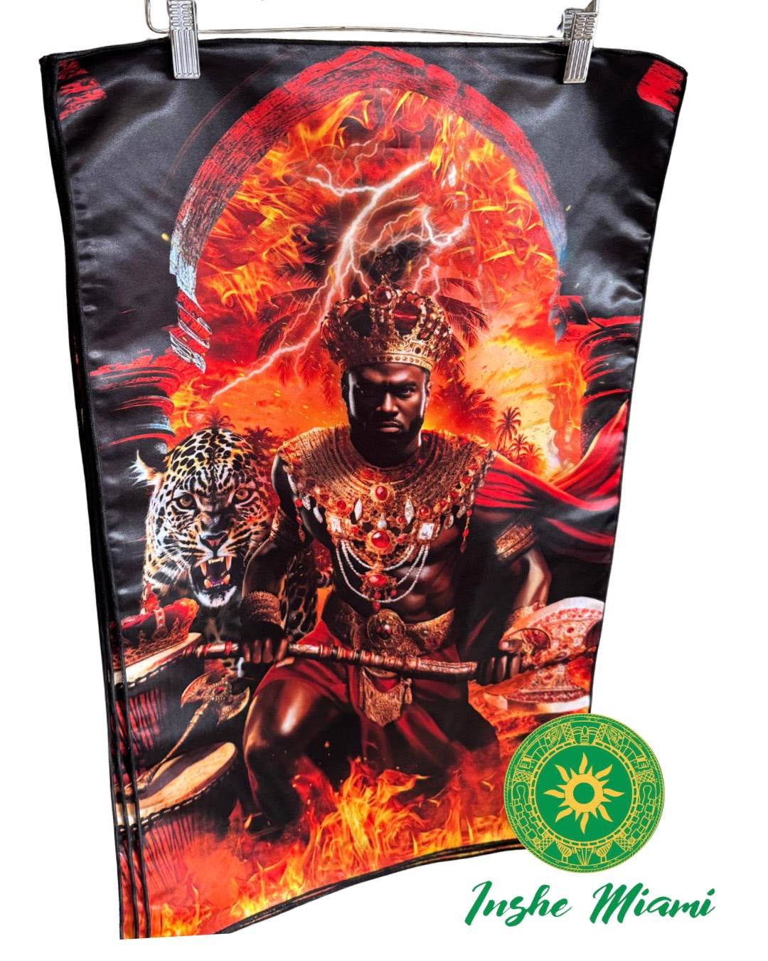 Tapiz de Orichas 28" x 18" (Elije el Santos )