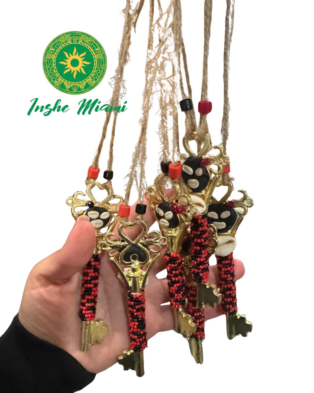 Llave de Elegua 4”(Metal Dorado)