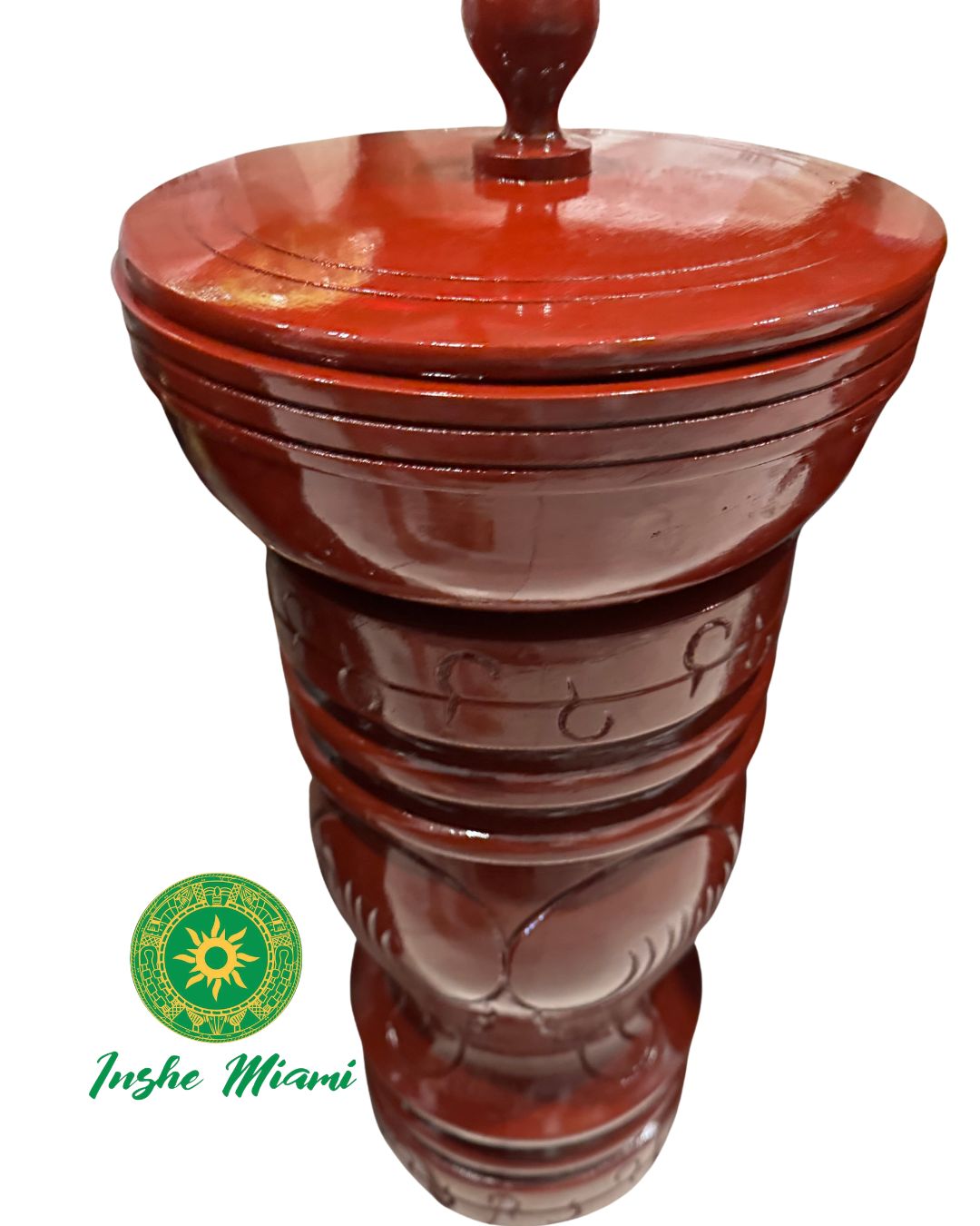 Pilon y Batea Tallados 100 % Madera
