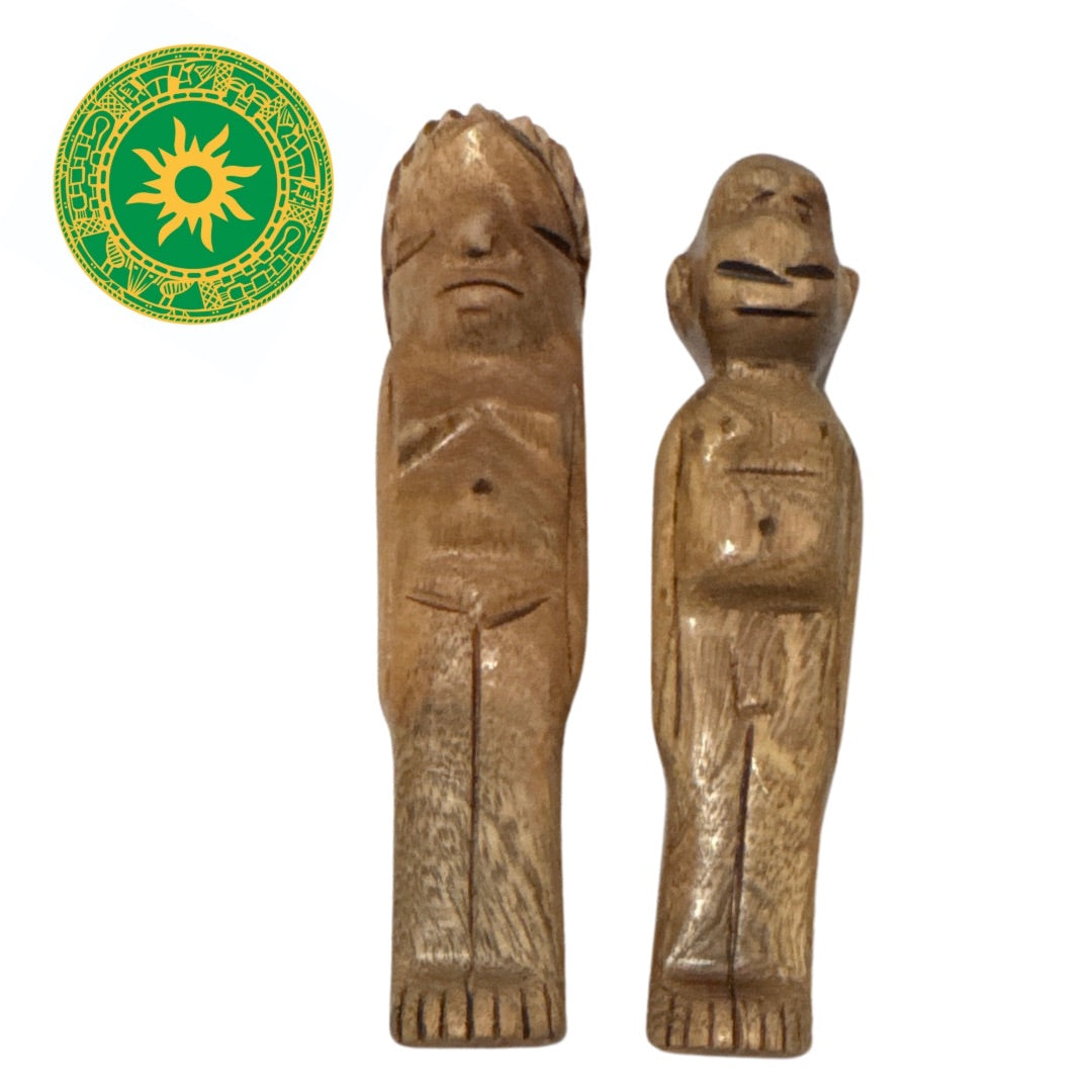 Muñecos de Madera Pareja 5"