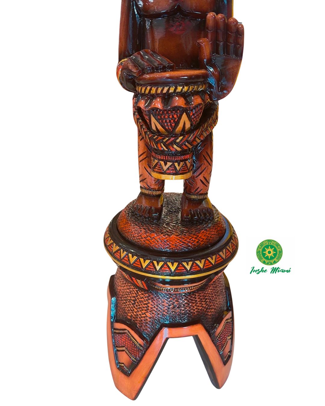 Set Chango Guerrero en Caoba – 56"