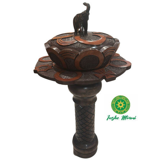 Set de Ifa con pies de Elefante 29”