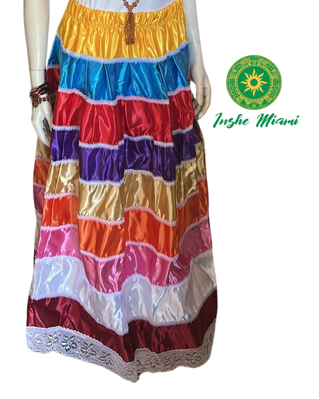 Saya de 9 Colores Satin