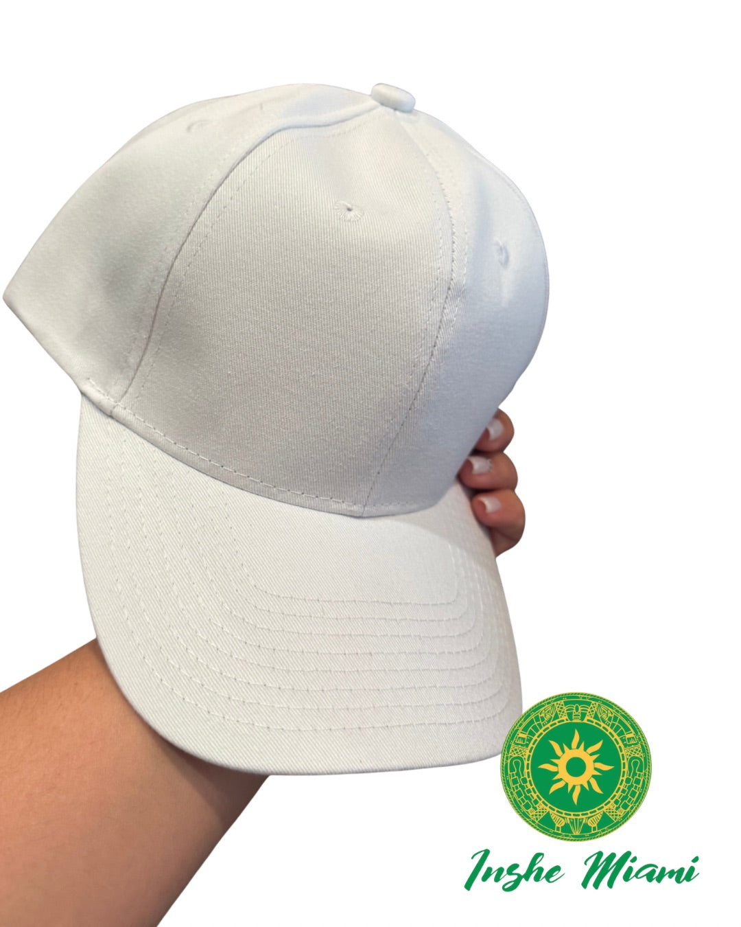 Adjustable White Cap – Religious, Ceremonial, and Daily Use | Inshe Miami