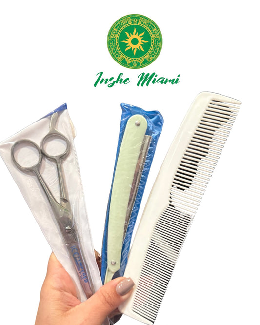 Juego de Tijera, navaja y Peine