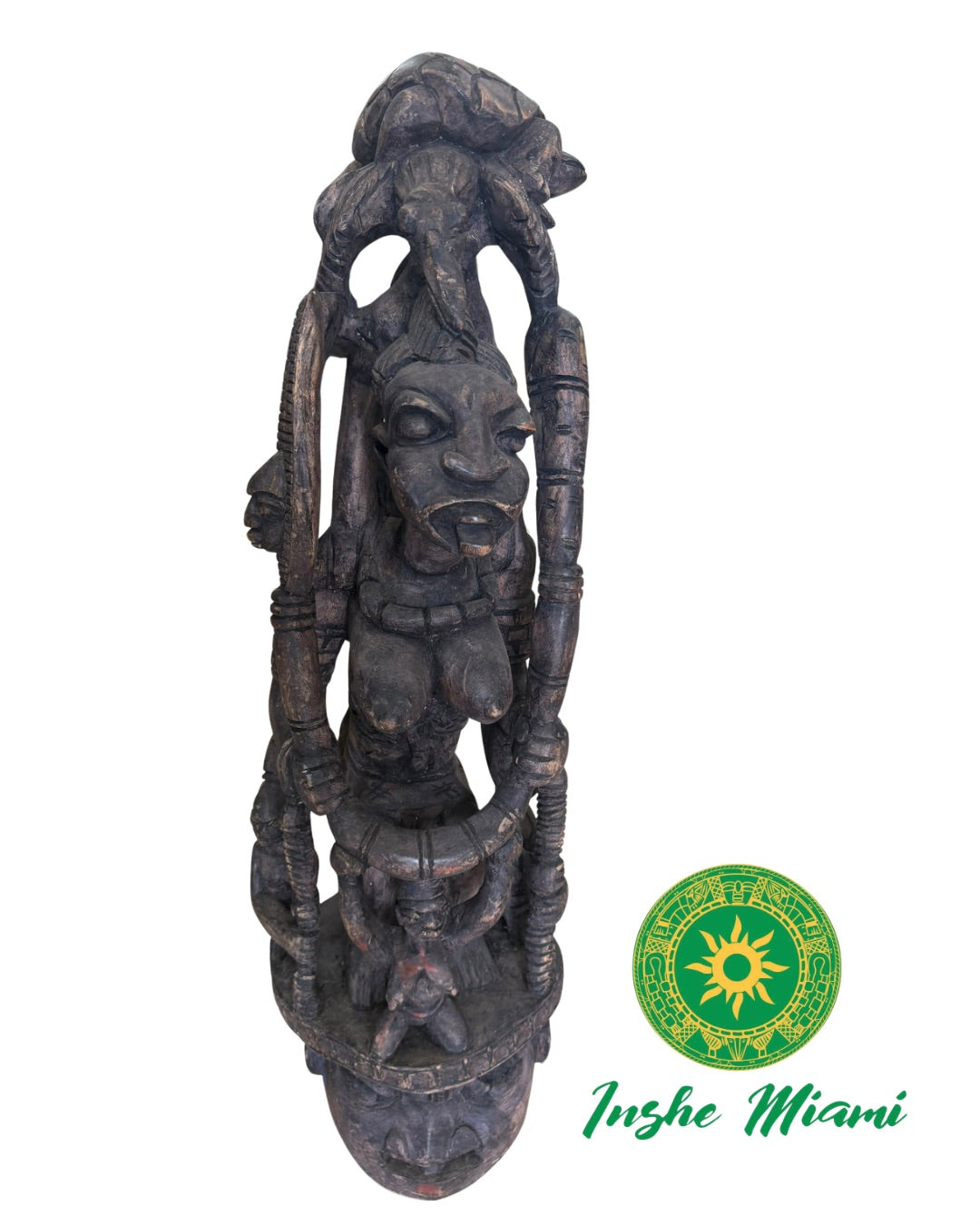 Icono Iyami Osoronga – Escultura Artesanal Unica de Nigeria | Pieza Exclusiva | Inshe Miami