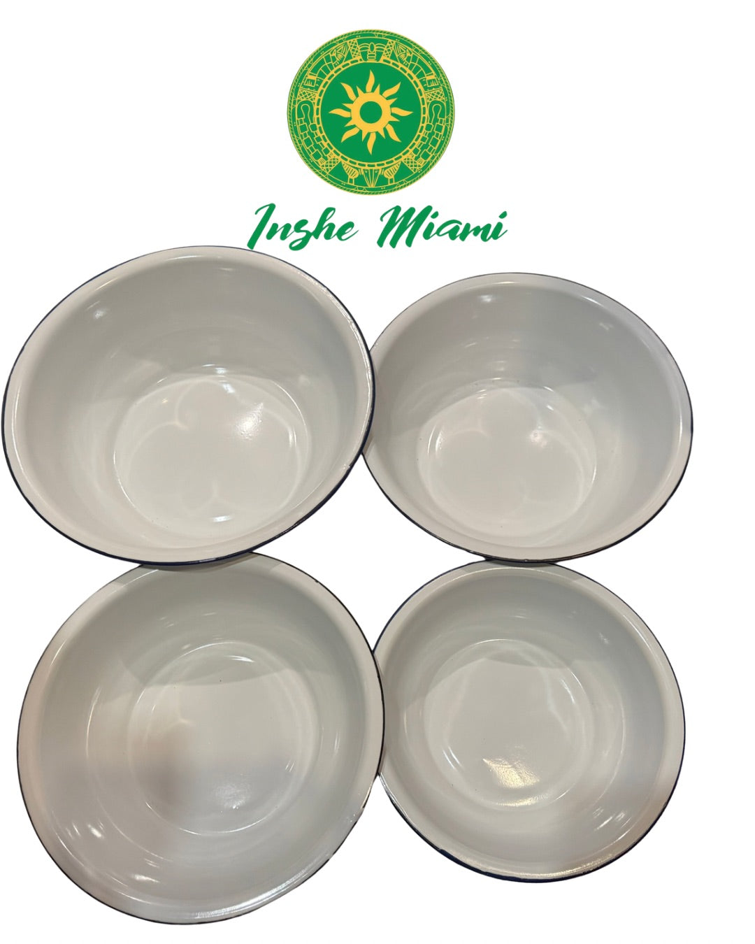 Palangana Metalica Tradicional 12”–20” | Para Lavatorios de Santo, Ifa y Preparación de Omiero