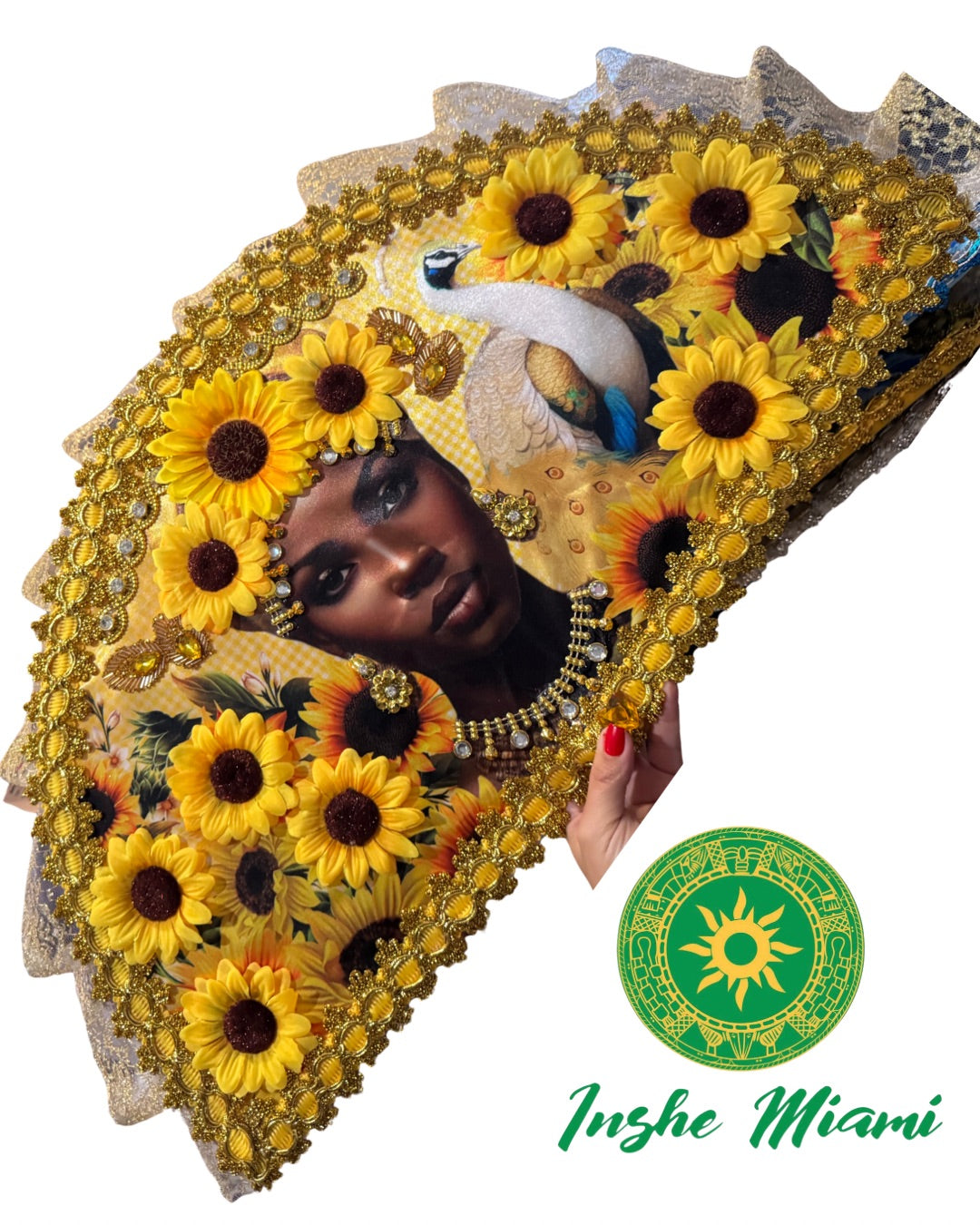 Abanicos con Imagenes Grandes 28" (Elige entre las Opciones)