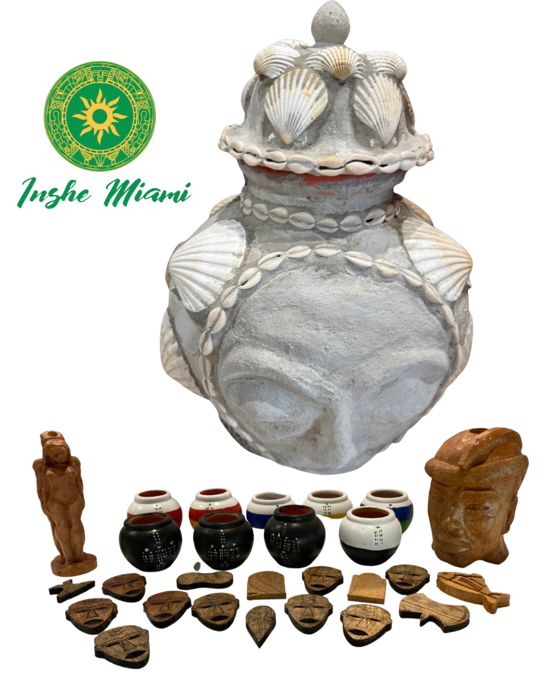 TINAJA GRANDE DE BARRO PARA OLOKUN