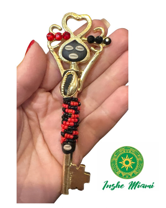 Llave de Elegua 4”(Metal Dorado)