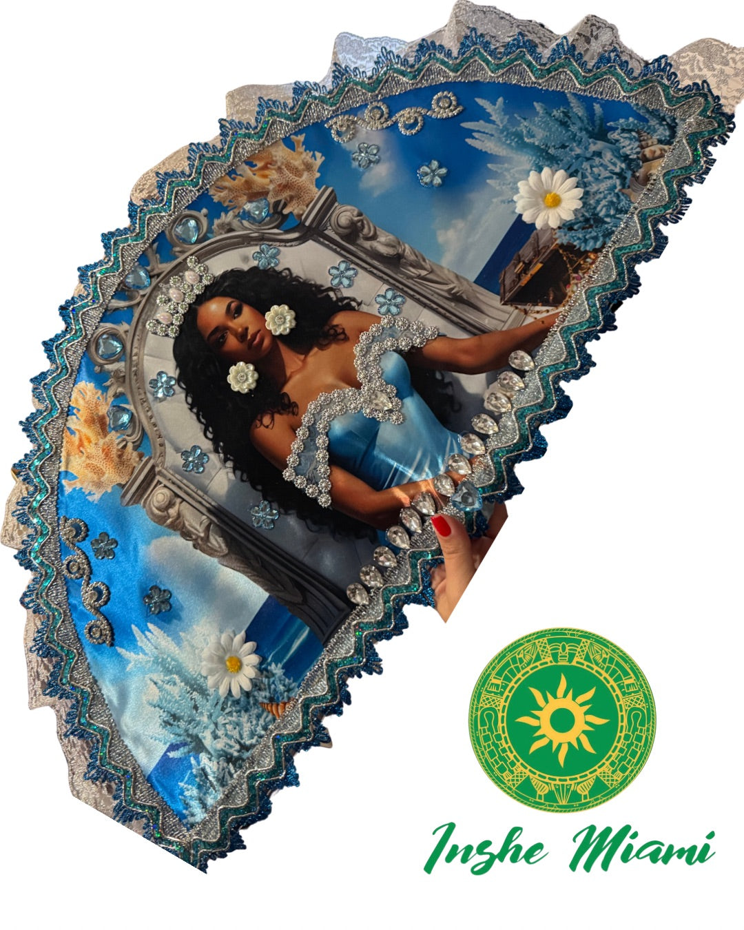 Abanicos con Imagenes Grandes 28" (Elige entre las Opciones)