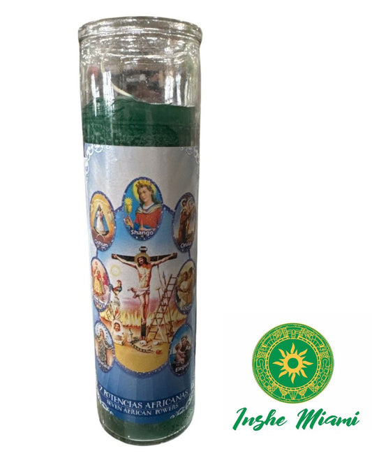 CANDLE 7 AFRICAN POWERS