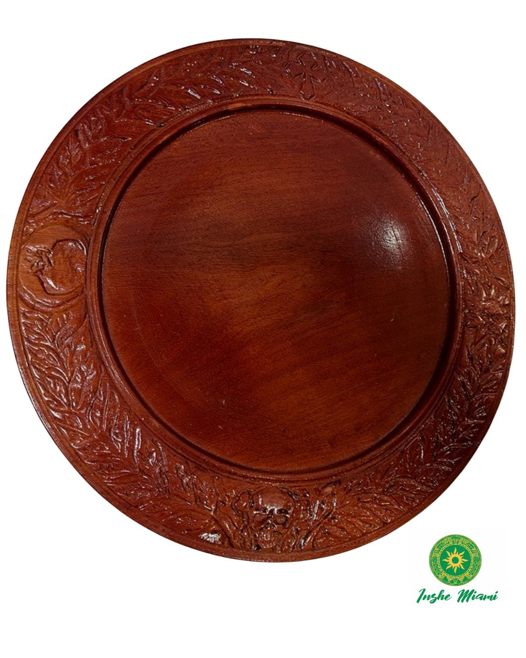 Tablero de Ifá de Madera 18" con Símbolos Criollos – Diseños Variados