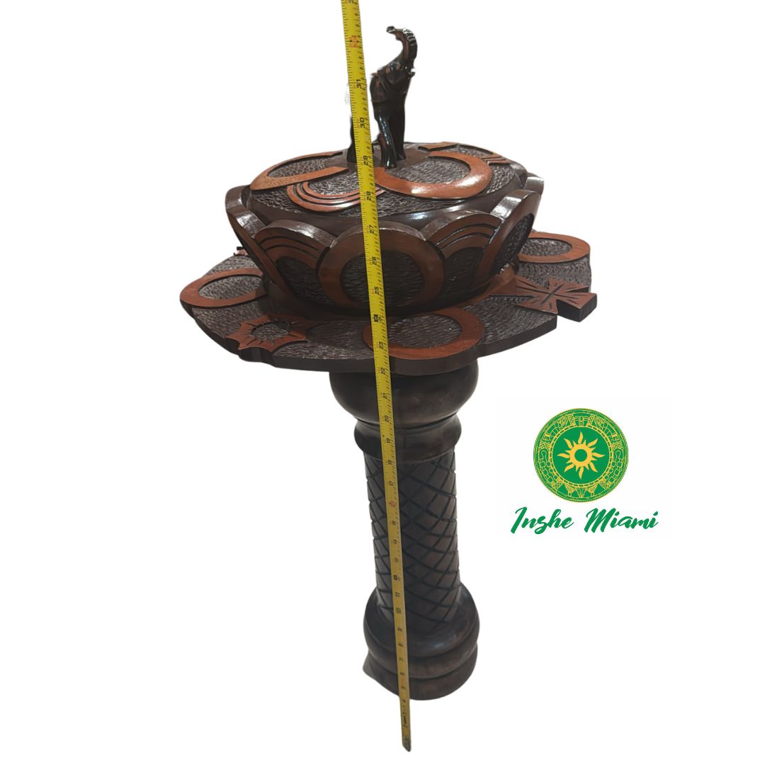Set de Ifa con pies de Elefante 29”