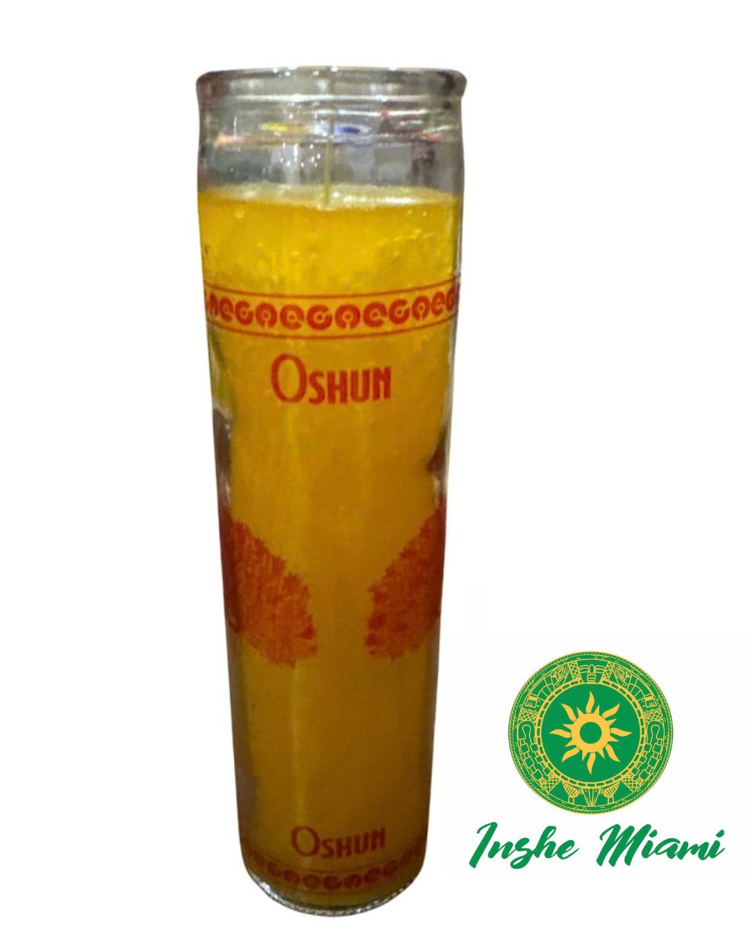 Vela de 8” de Oshún – Uso Espiritual y Ritual | Inshe Miami