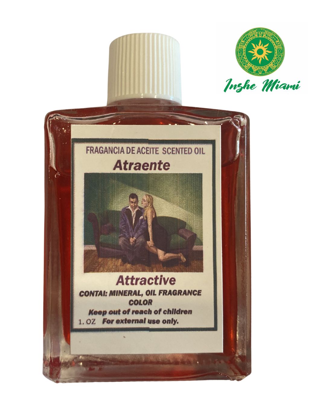 Aceite Atraente - Atrayente 1 oz para Uso Espiritual y Tradicional | Inshe Miami