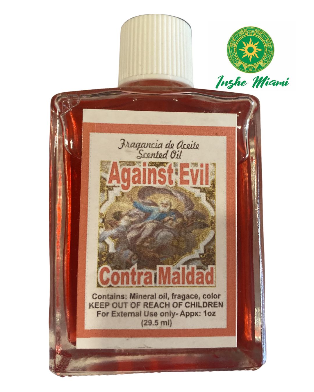 Aceite Contra el Mal 1 oz para Uso Espiritual y Tradicional | Inshe Miami