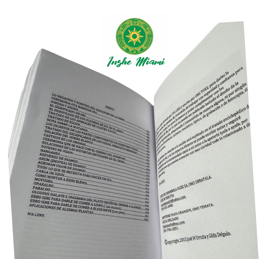 Libro Tratado de Ifa Dice Ifa Que