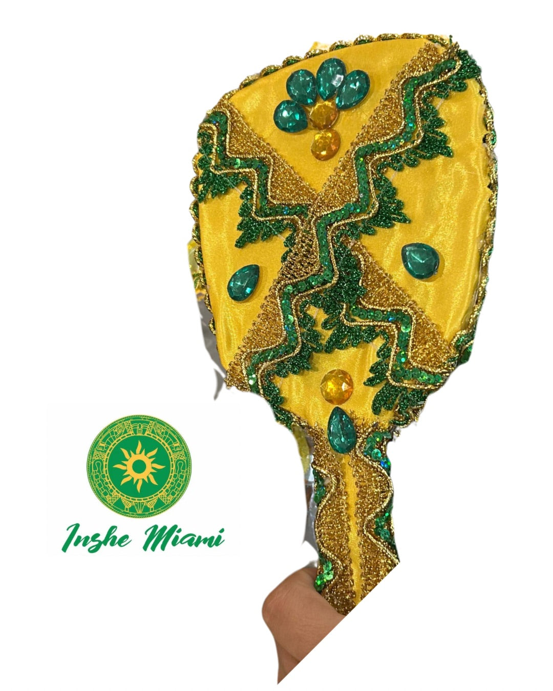 Espejo Amarillo Forrado