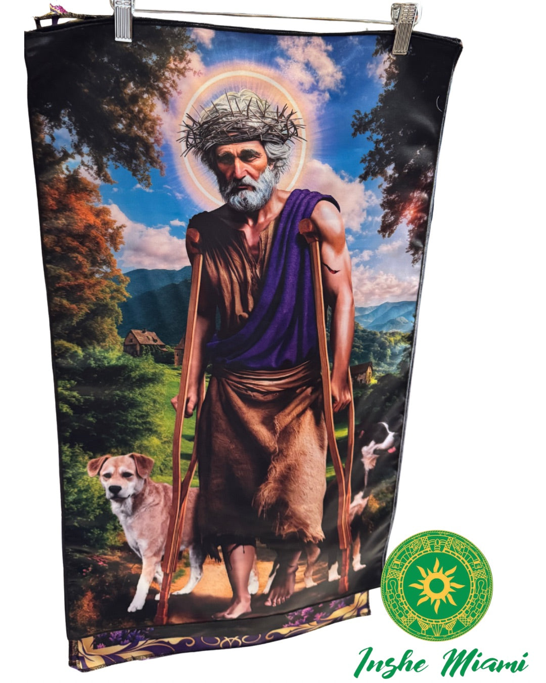 Tapiz de Orichas 28" x 18" (Elije el Santos )