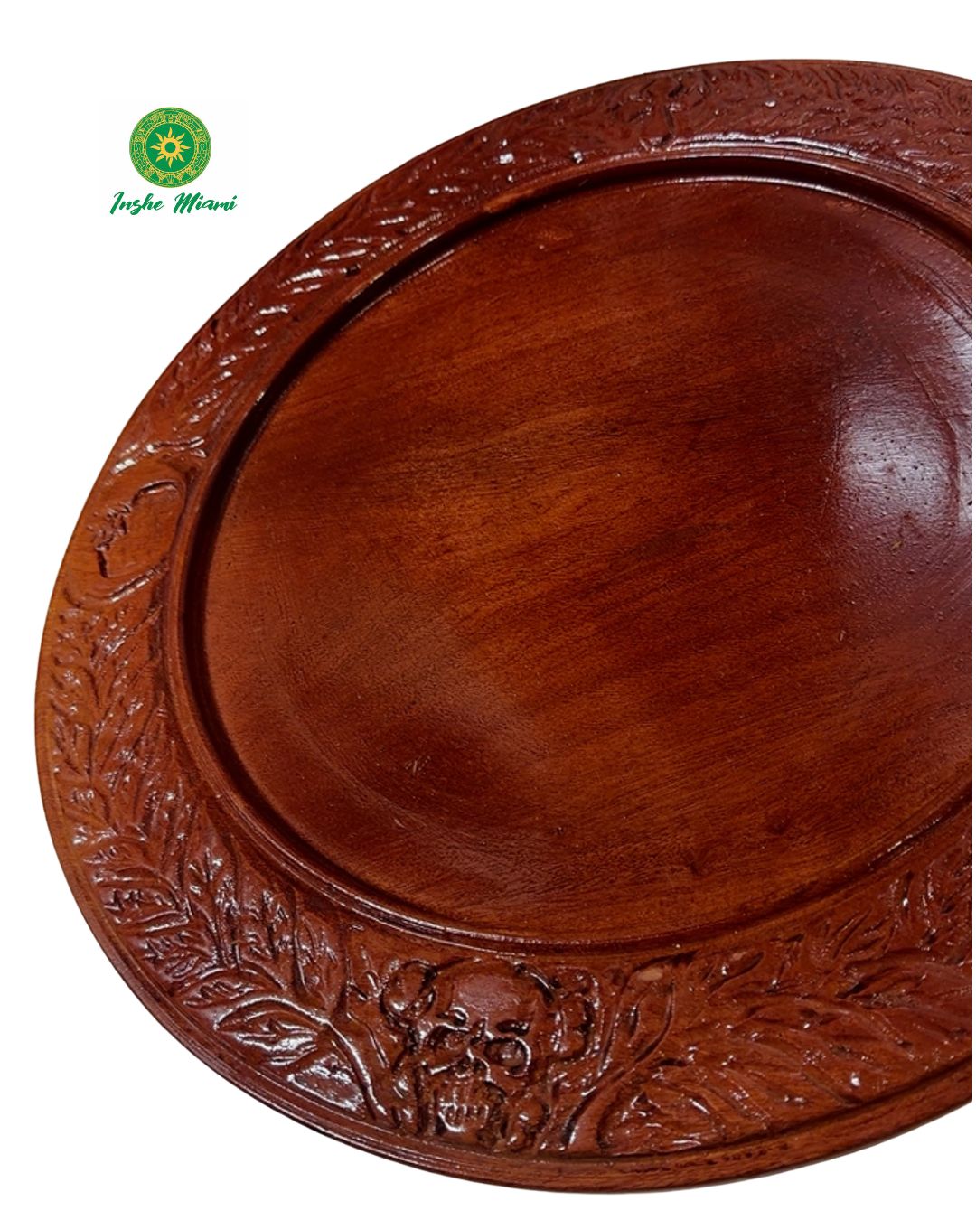 Tablero de Ifá de Madera 18" con Símbolos Criollos – Diseños Variados