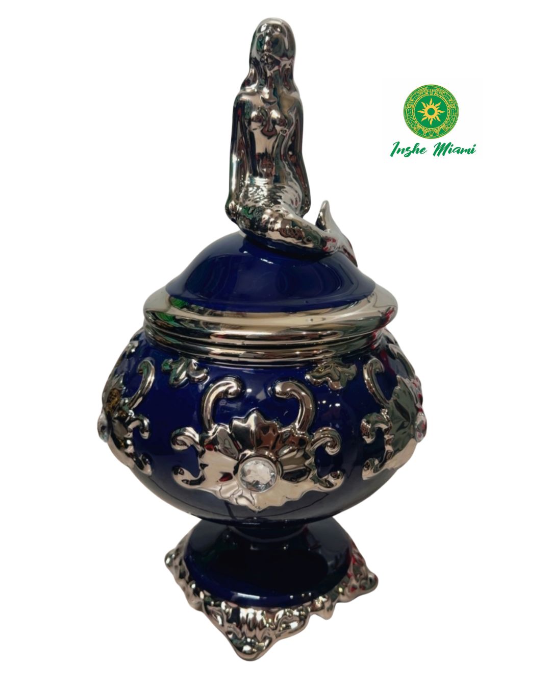 Sopera para Orishas con Figura en la Tapa  | 16″