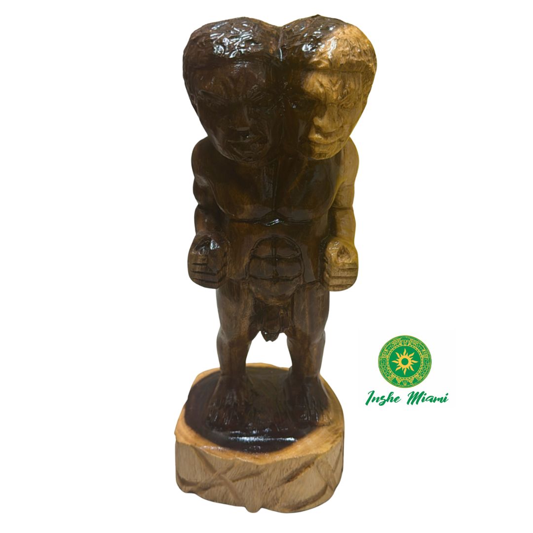 Agborán – Muñeco de Madera de Ashikuelu en Roble (14")