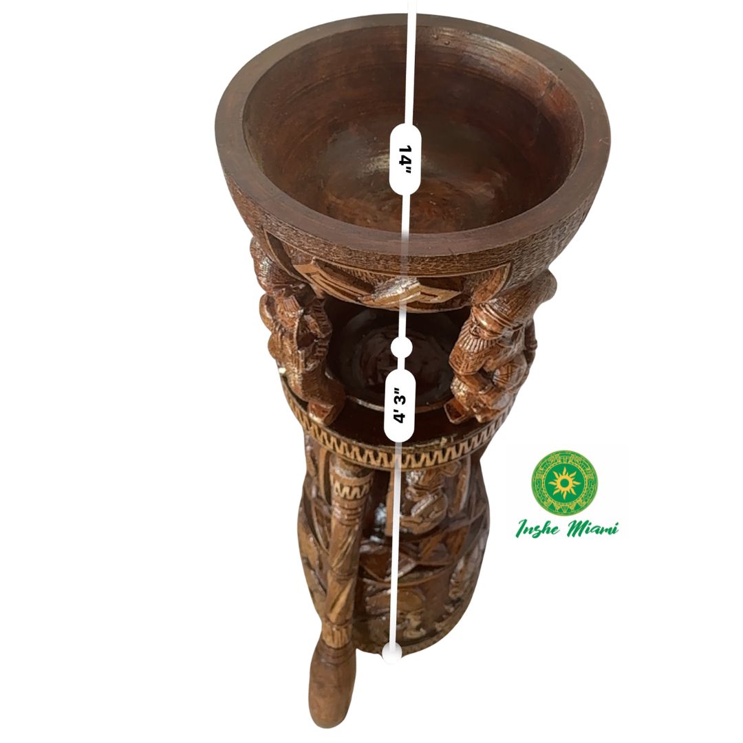 Set de Changó con Pilón y Mortero 42.3"