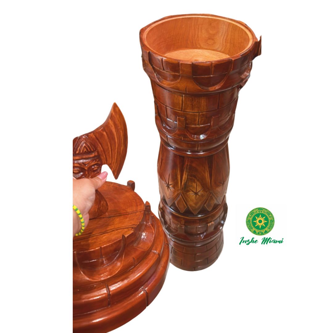 Set para Chango con Hacha y Espada en hueso