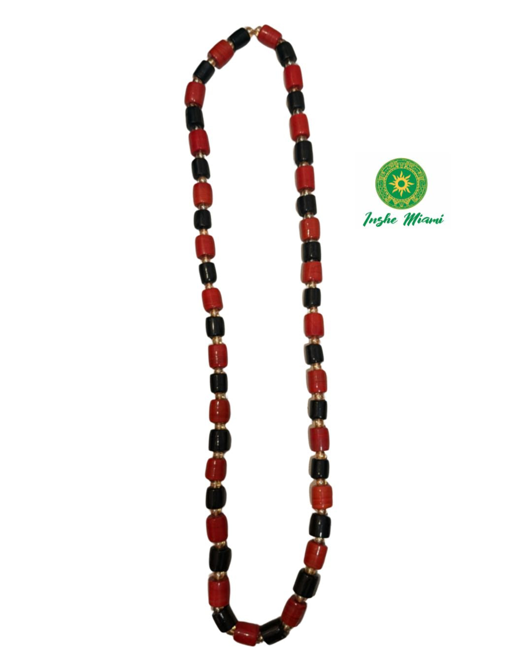 Collar Yoruba Moderno de Cristal con Cuentas Grandes | Inshe Miami