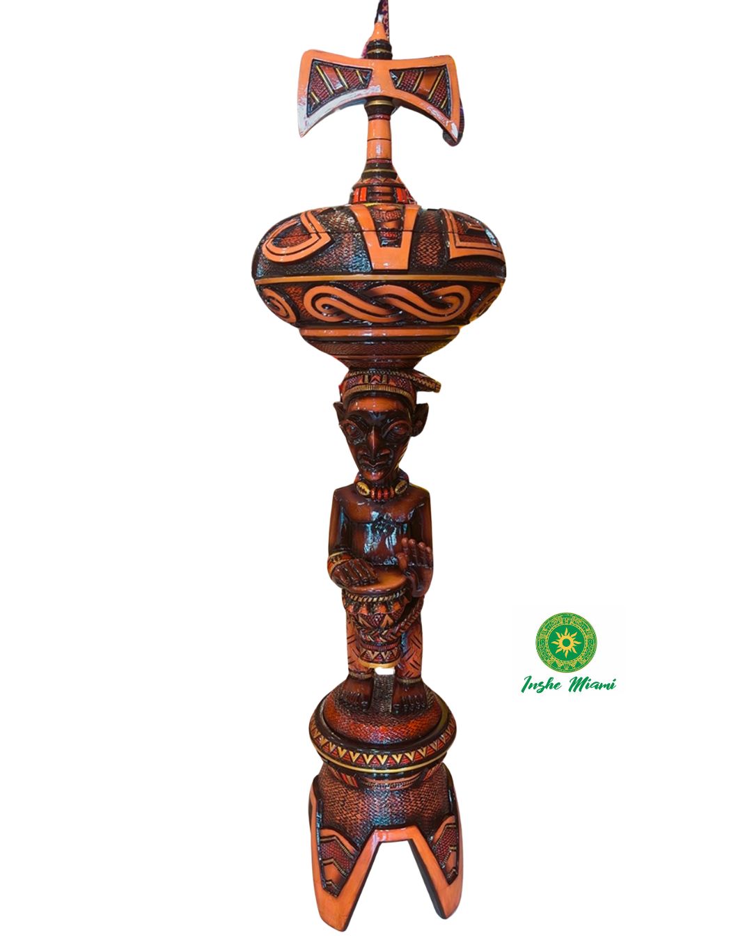 Set Chango Guerrero en Caoba – 56"