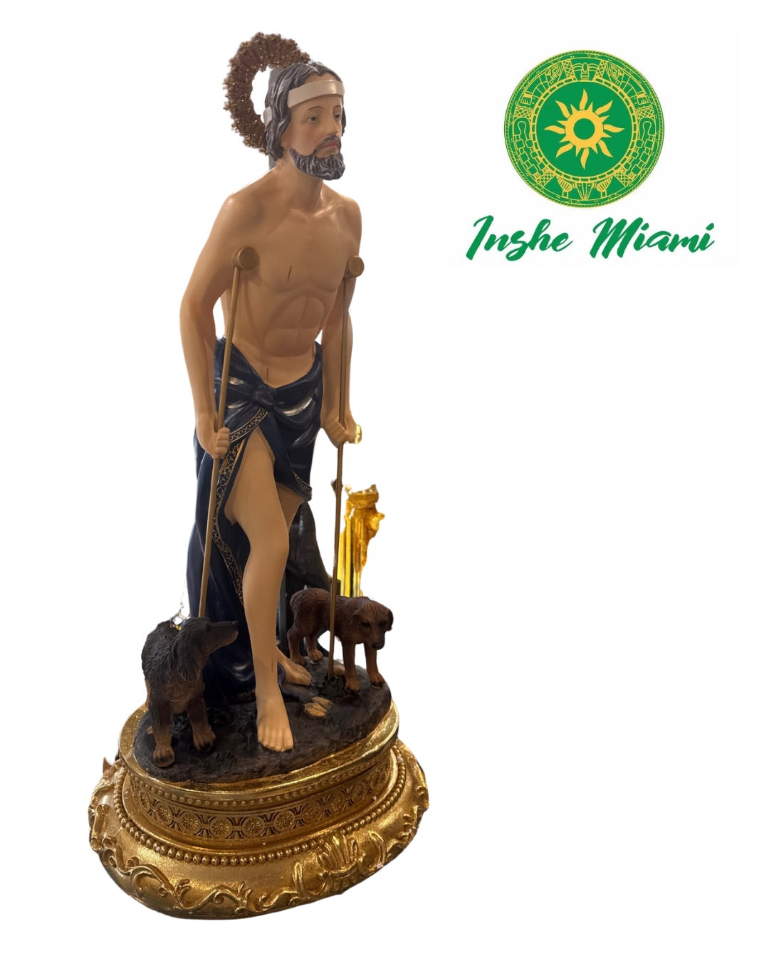 Shimmering Saint Lazarus Images | Religious Statues in Various Sizes | Inshe Miami