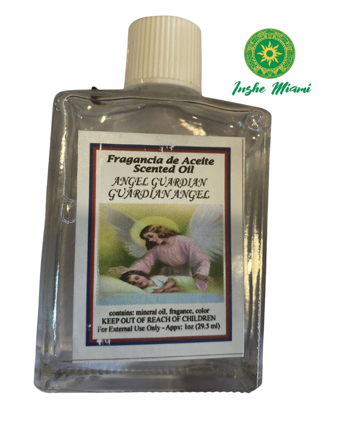 Aceite Angel Guardian 1 oz para Uso Espiritual y Tradicional | Inshe Miami