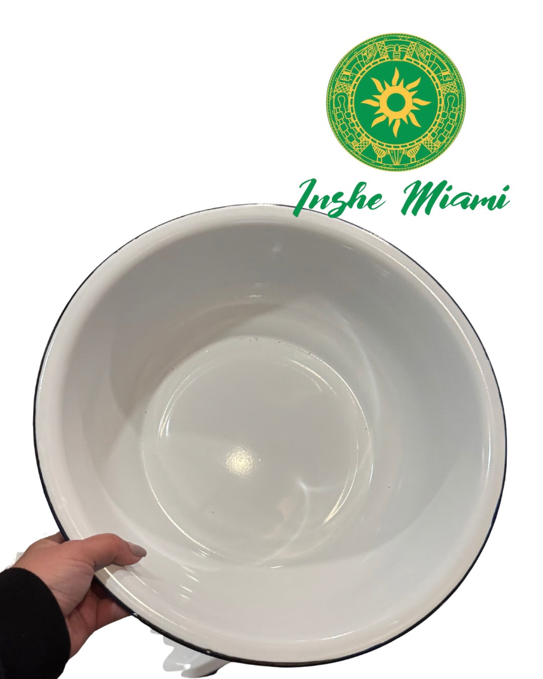 Palangana Metalica Tradicional 12”–20” | Para Lavatorios de Santo, Ifa y Preparación de Omiero