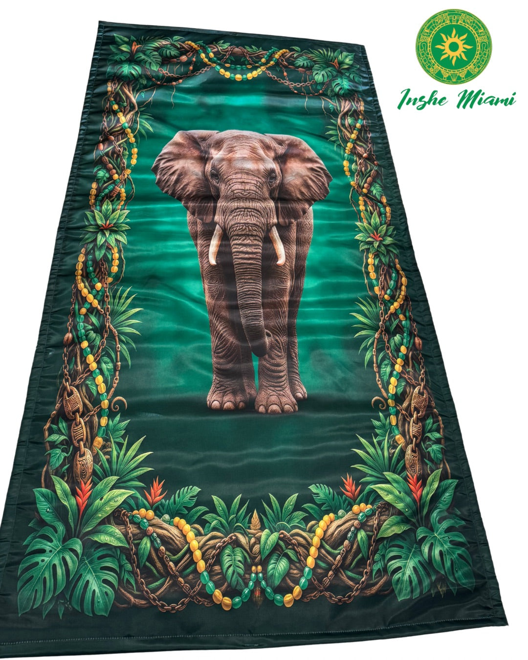 Yoruba Medium Mat 36" x 72" – Ritual Mat with Orishas (Choose Design) | Inshe Miami