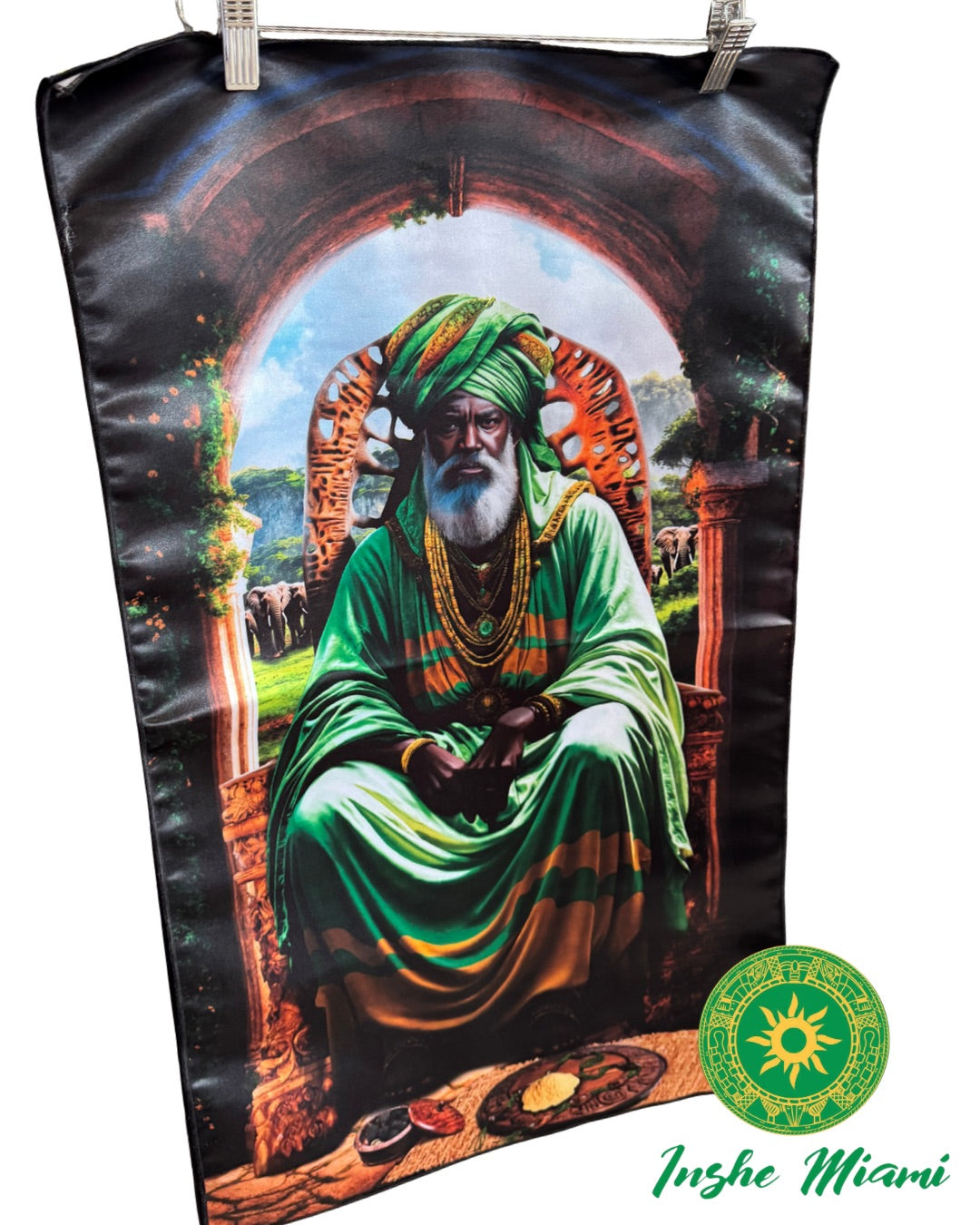 Tapiz de Orichas 28" x 18" (Elije el Santos )