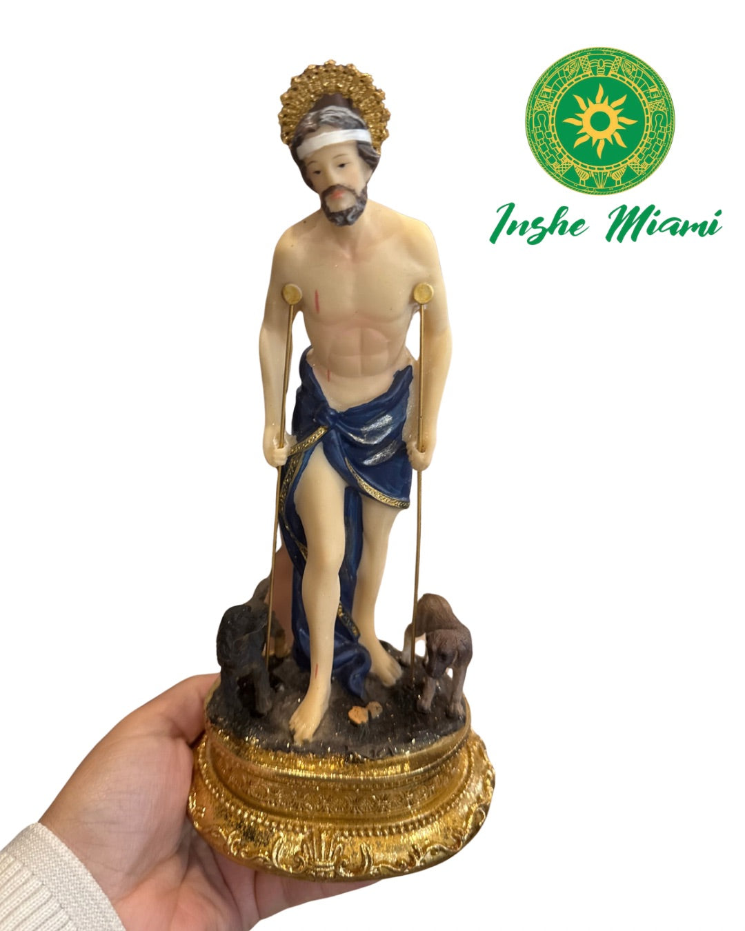 Shimmering Saint Lazarus Images | Religious Statues in Various Sizes | Inshe Miami