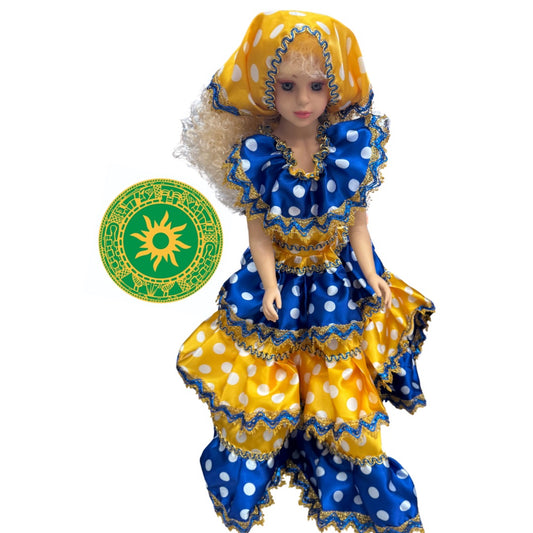 MUÑECAS DE GOMA GRANDE 26" DE BOLAS Y FLORES
