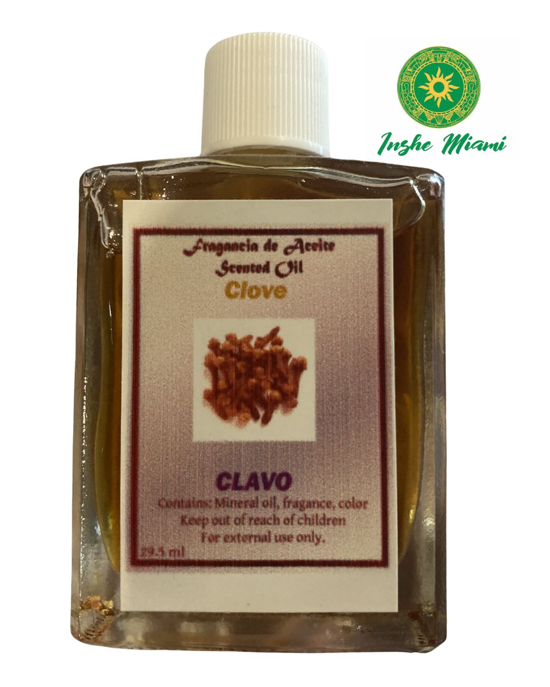 Aceite Clavo 1 oz para Uso Espiritual y Tradicional | Inshe Miami