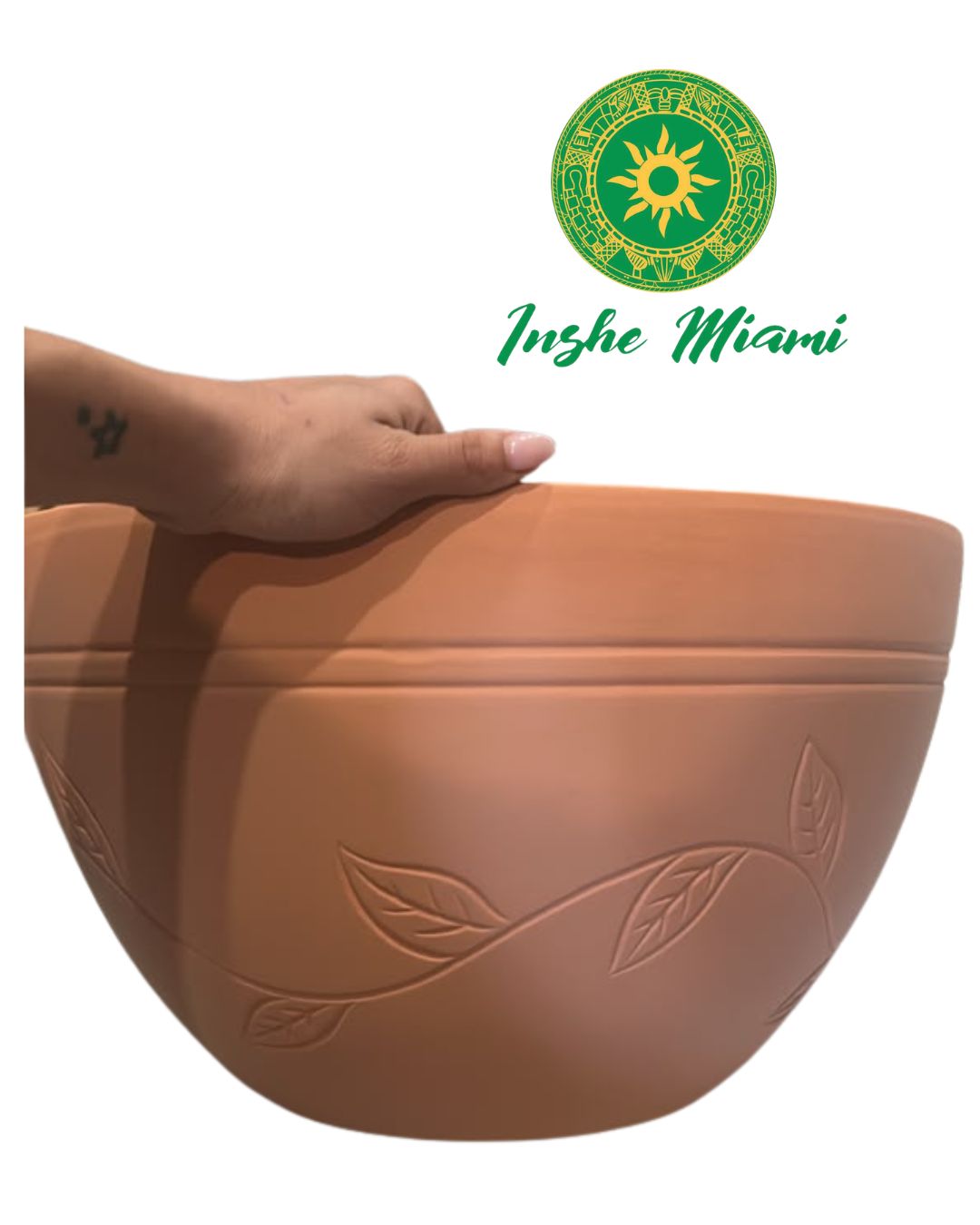 Handmade Clay Basin Casserole