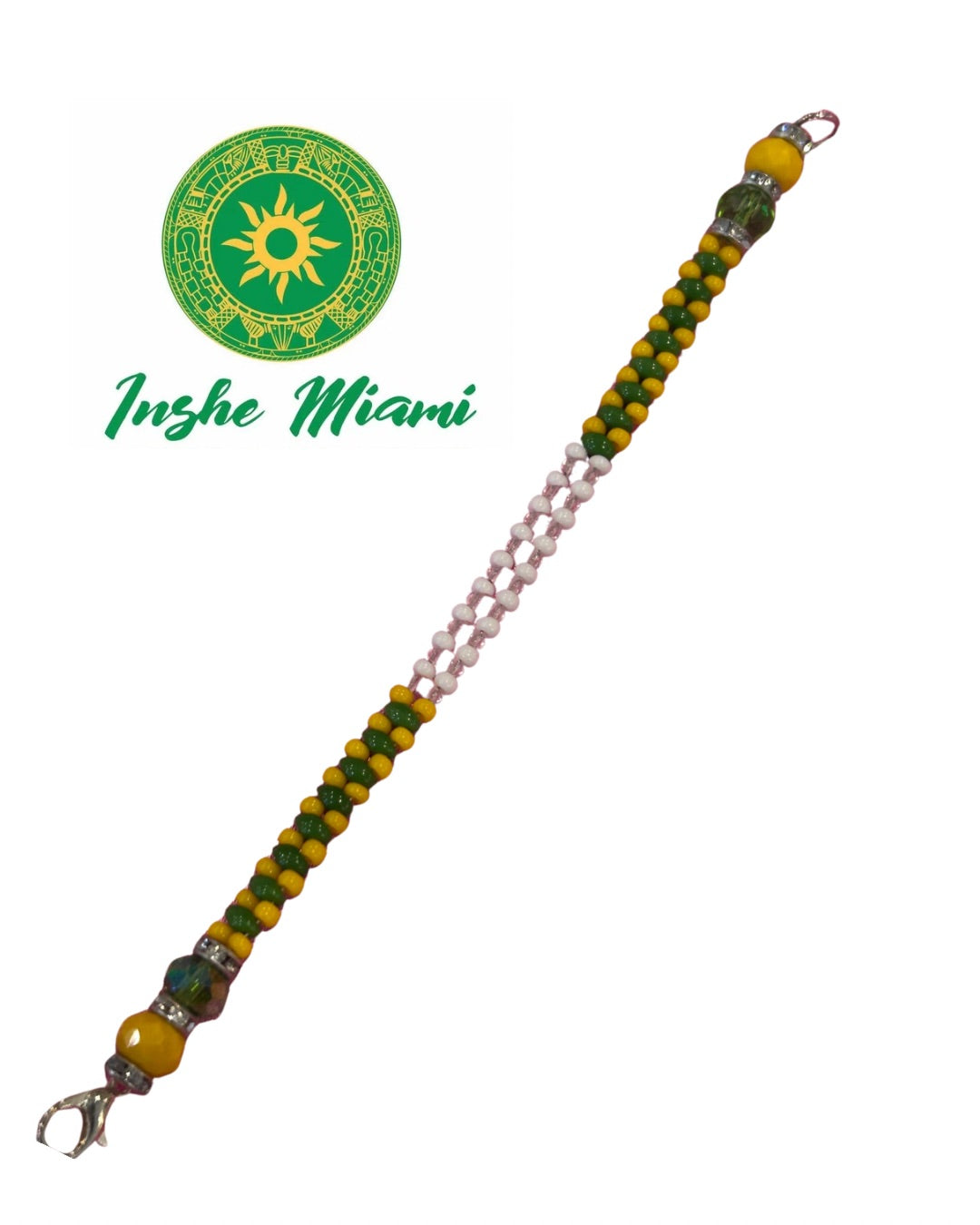 Ilde Plano de Orula con Obatala – Pulsera Religiosa de Protección | Inshe Miami